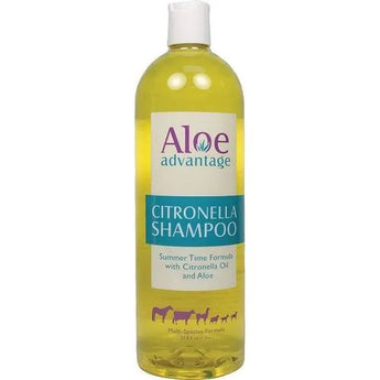 Aloe Advantage Citronella Pet Shampoo for Dogs Cats Horses Animals 33.8 oz. Durvet