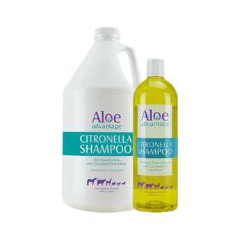 Aloe Advantage Citronella Pet Shampoo for Dogs Cats Horses Animals 33.8 oz. Durvet