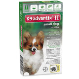 Bayer K9 Advantix II Flea Treatment for Small Dogs 4 Month Supply Bayer