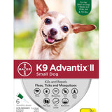 Bayer K9 Advantix II Topical Flea Treatment Under 10 lbs. 6-Pack Bayer