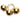 Coastal Pet Round Dog Bells Collar Decoration, 1-Inch Gold (3-Count) Coastal Pet Products