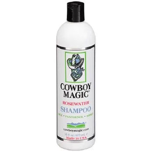 Cowboy Magic Concentrated Rosewater Shampoo 16 oz. for Horse Dogs Cat & Humans Cowboy Magic