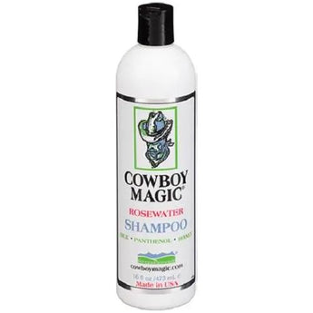 Cowboy Magic Concentrated Rosewater Shampoo 16 oz. for Horse Dogs Cat & Humans Cowboy Magic