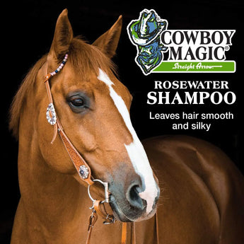 Cowboy Magic Concentrated Rosewater Shampoo 16 oz. for Horse Dogs Cat & Humans Cowboy Magic