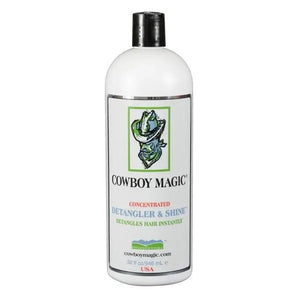 Cowboy Magic Detangler and Shine Concentrate 32 oz. for Dogs Humans & Horses Cowboy Magic
