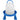 Double-Tuf Poultry Waterer Chickens Birds Blue/White 1.5QT Miller Manufacturing