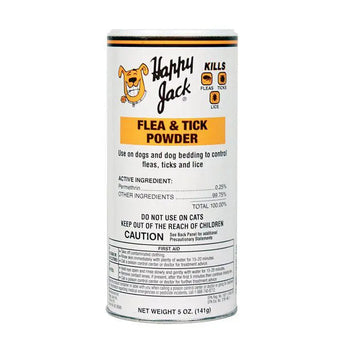 Happy Jack Flea and Tick Powder 5oz. Happy Jack
