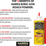 Harris Boric Roach Powder with Lure 16 oz. 2-Pack Harris