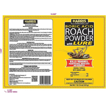 Harris Boric Roach Powder with Lure 16 oz. Harris