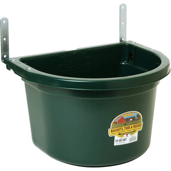 Little Giant Livestock Plastic Fence Feeder 20Qt, Assort Color Little Giant