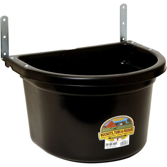 Little Giant Livestock Plastic Fence Feeder 20Qt, Assort Color Little Giant