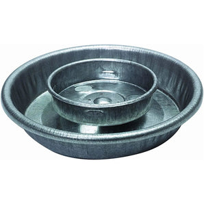 Little Giant Metal Waterer Base Jar 1 Quart Little Giant