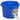 Little Giant Plastic Calf Nursing Pail 8 Quart, Blue Little Giant