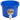 Little Giant Plastic Calf Nursing Pail 8 Quart, Blue Little Giant