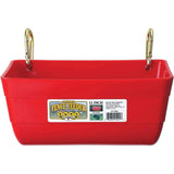 Little Giant Plastic Livestock Fence Feeder With Clips 11", Red Little Giant