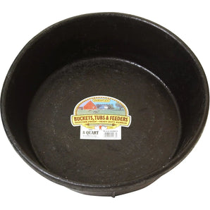 Little Giant Rubber Livestock Feed Pan 8 Quart Little Giant