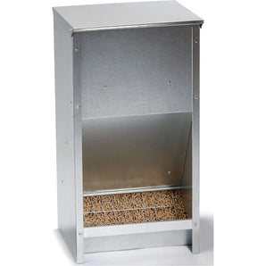 Little Giant Steel Galvanized High Capacity Poultry Feeder Up To 25lbs Little Giant