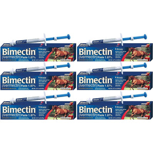 Bimectin Apple Flavored Horse Wormer 6-Pack Bimectin