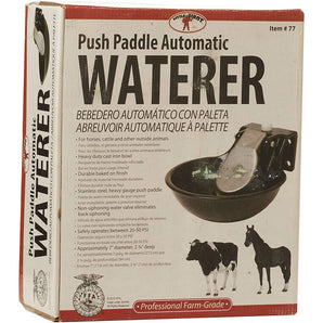 Little Giant Livestock Push-Paddle Automatic Stock Waterer Little Giant