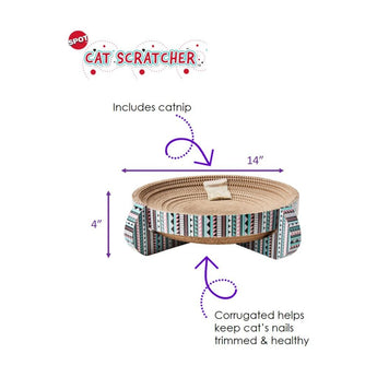 SPOT Nest Cat Scratcher w/Catnip 14-Inch SPOT