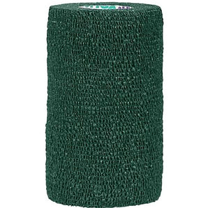 Wrap-It-Up 4" Self Cohesive Flexible Bandages Pets Animals & Humans 18CT, Green Piccardmeds4pets.com