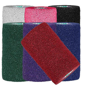 Wrap-It-Up 4" Self Cohesive Flexible Bandages Pets Animals & Humans 18CT, Green Piccardmeds4pets.com