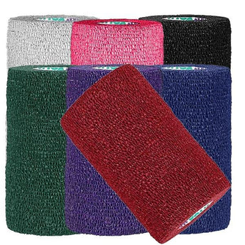 Wrap-It-Up 4" Self Cohesive Flexible Bandages Pets Animals & Humans 18CT, Pink Piccardmeds4pets.com